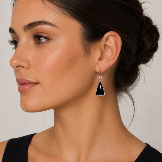 Obsidian Earrings