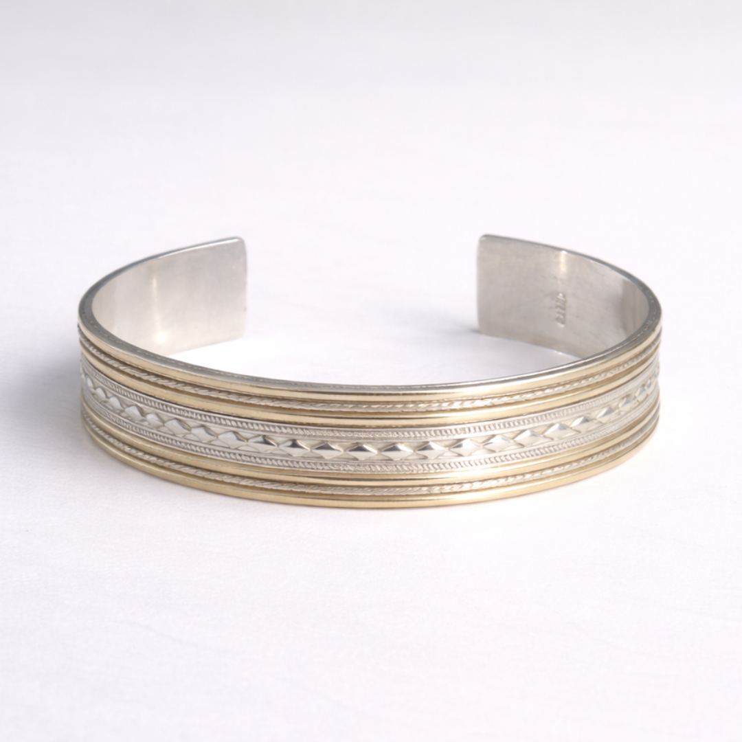 14k Gold & Sterling Silver Bracelet