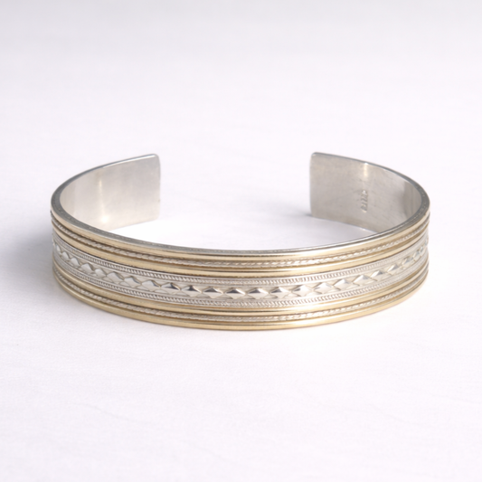 14k Gold & Sterling Silver Bracelet