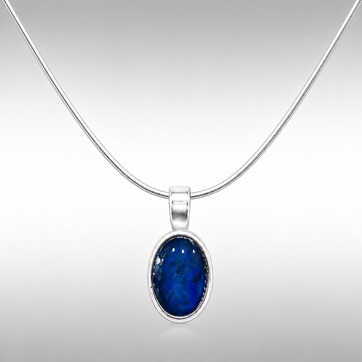 Blue Fire Black Opal - Ethiopia