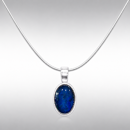 Blue Fire Black Opal - Ethiopia