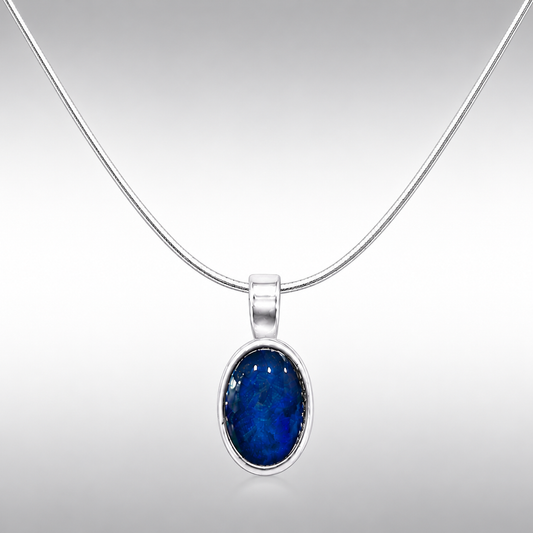 Blue Fire Black Opal - Ethiopia