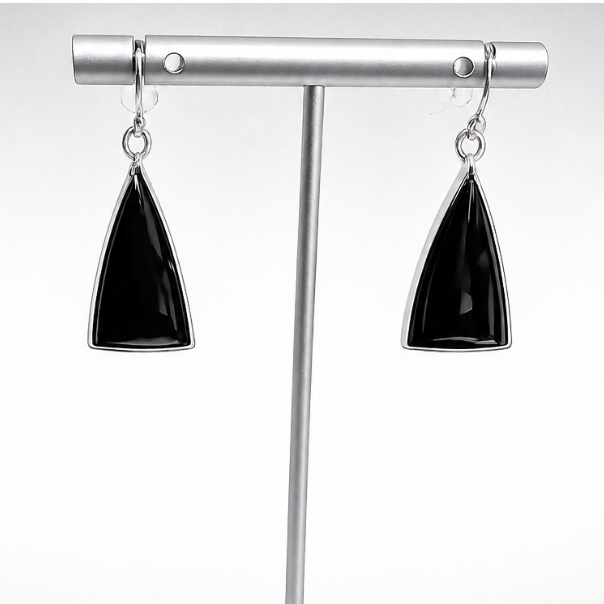 Obsidian Earrings
