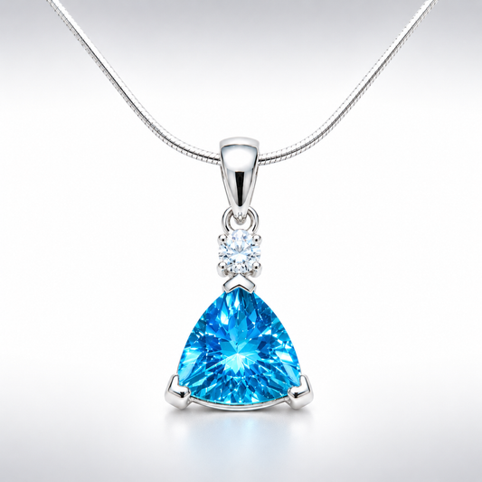 Swiss Blue Trillion Topaz