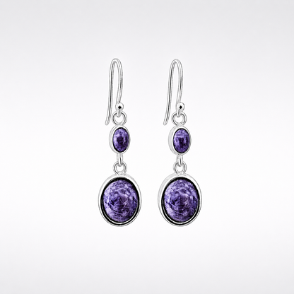 Charoite Earrings