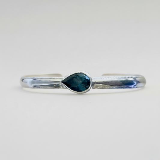 London Blue Topaz & .925 Sterling SIlver Bracelet