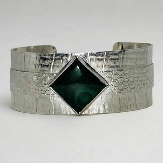 Malachite and Sterling Silver