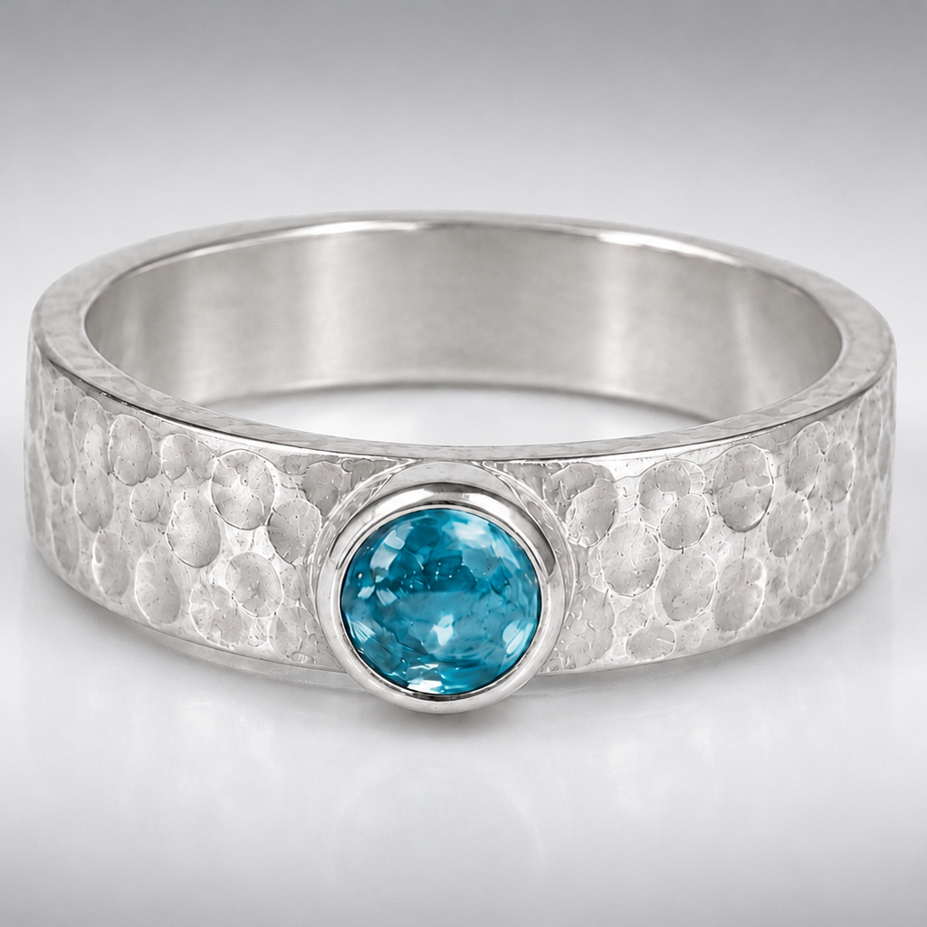 Sky Blue Topaz Ring - Custom Orders Available